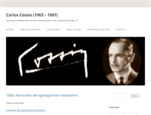 Tablet Screenshot of carloscossio.com.ar